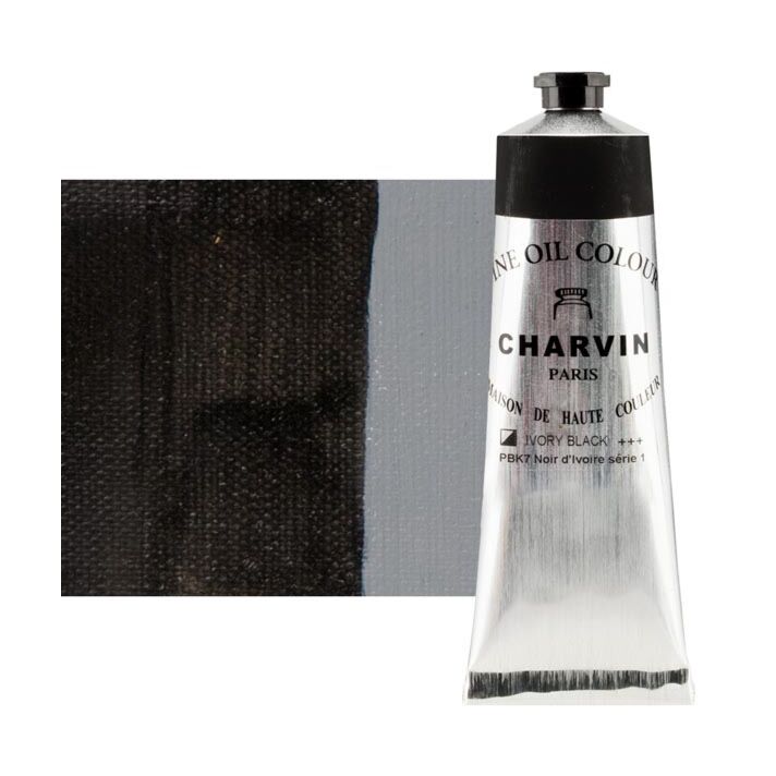Charvin Fine Oil Color - Ivory Black - 150ml