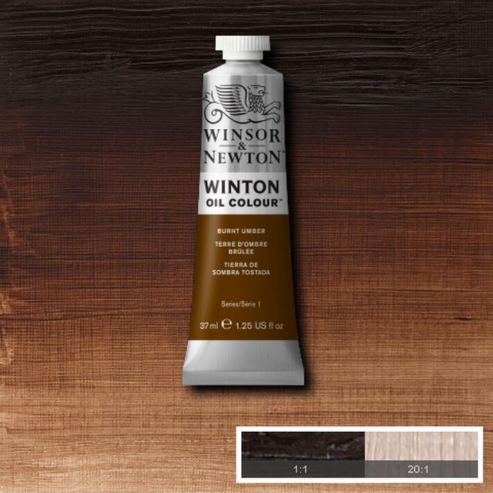 Winsor & Newton Winton Oil Color - 37ml - Burnt Umber