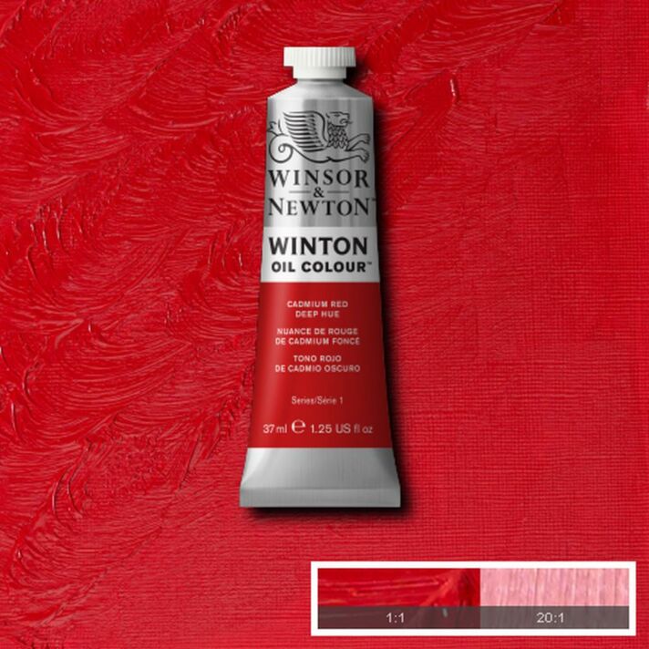 Winsor & Newton Winton Oil Color - 37ml - Cadmium Red Deep Hue