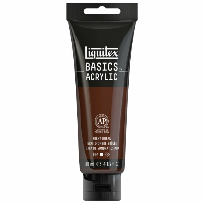 Liquitex Basics Acrylic - 4oz - Burnt Umber