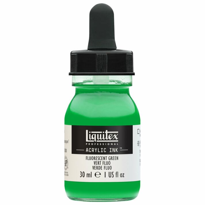 Liquitex Professional Acrylic Ink 30ml - Fluorescent Green