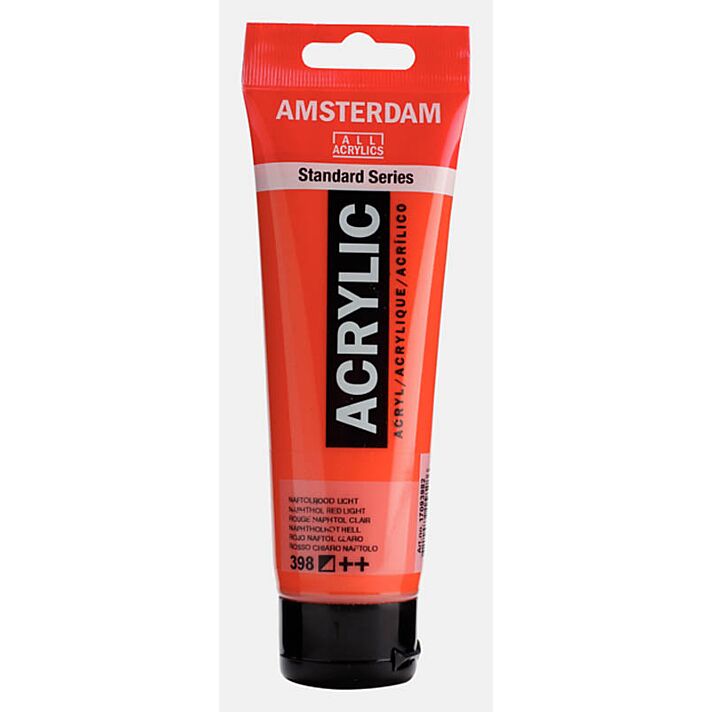 Amsterdam Acrylic Color - 120ml - Naphthol Red Light #398
