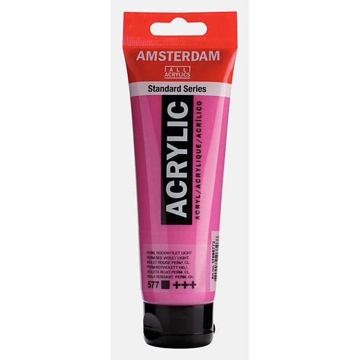 Amsterdam Acrylic Color - 120ml - Permanent Red Violet Light #577