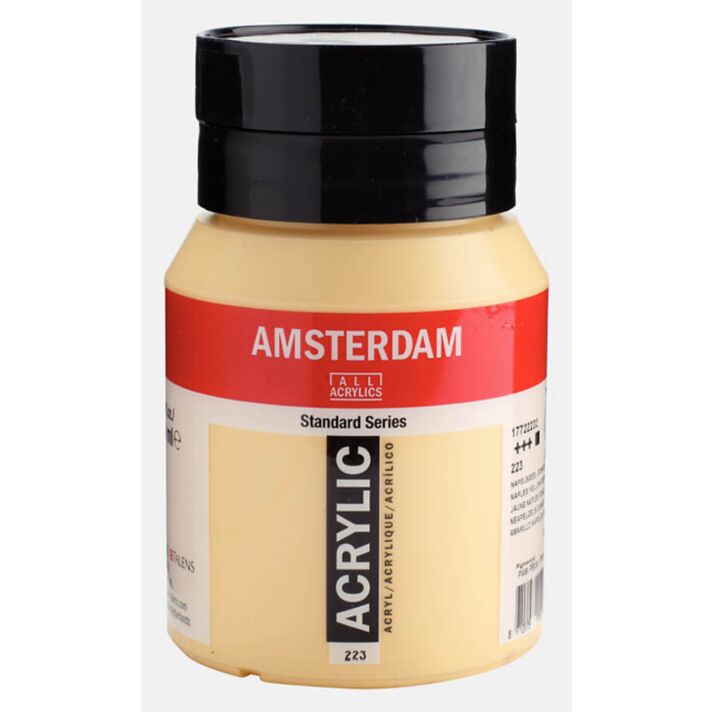 Amsterdam Acrylic Color - 500ml - Naples Yellow Deep