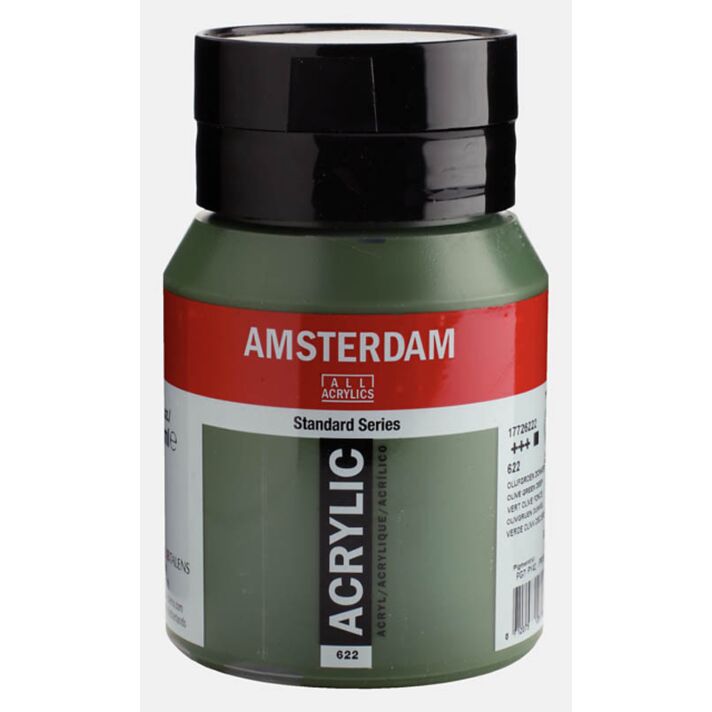 Amsterdam Acrylic Color - 500ml - Olive Green Dp