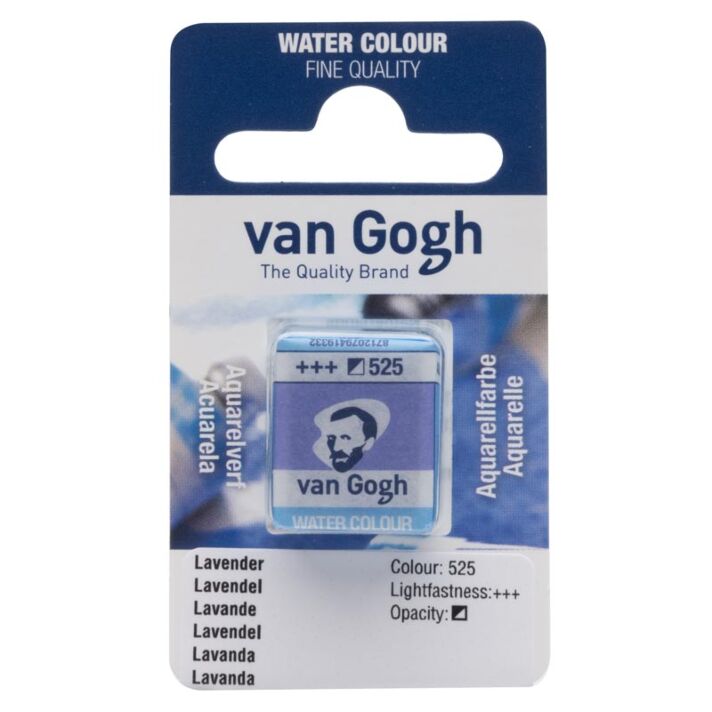 Van Gogh Watercolor Half Pan - Lavender