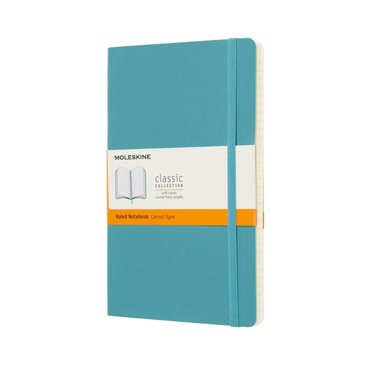 Moleskine RULED SOFT Large REEF BLUE