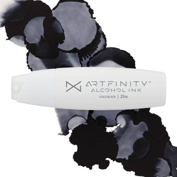 Artfinity Alcohol Ink - Cold Black - 25ml
