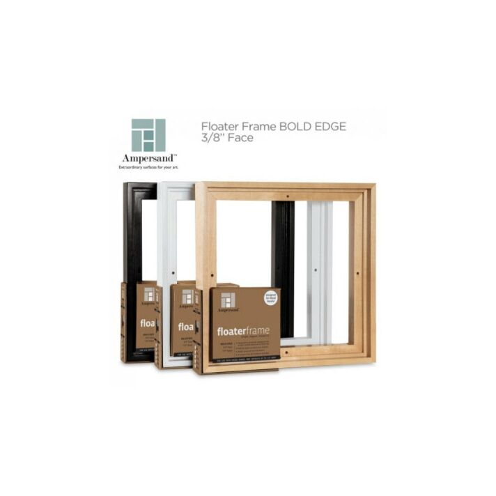 Ampersand Floater Frame Bold 8x10 7/8" Depth - Black
