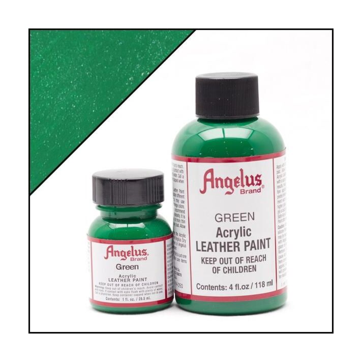 Angelus Acrylic Leather Paint - 4oz - Green 