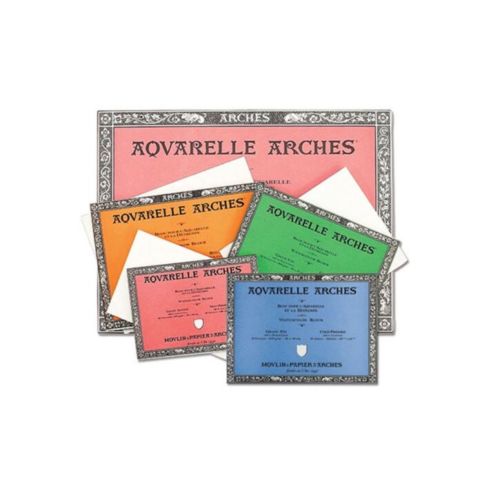 Arches Natural White Watercolor Block 9x12" 140lb Cold Press