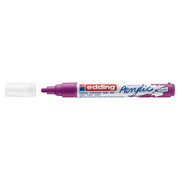 Edding 5100 Acrylic Paint Marker - Berry