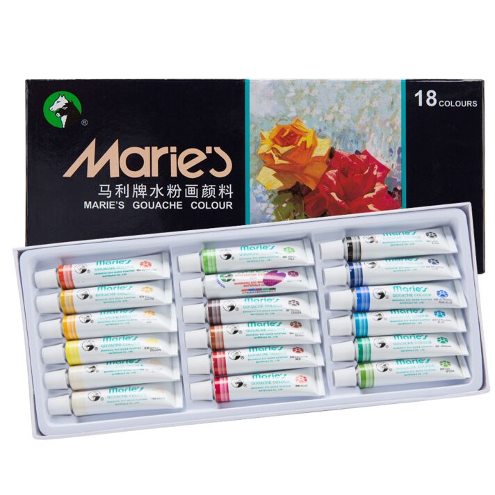 Maries Extra Fine Gouache Set of 18
