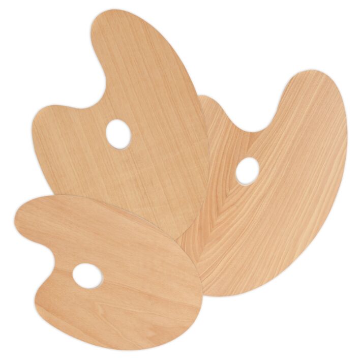 Deluxe Wood Palette Oval 12x16"
