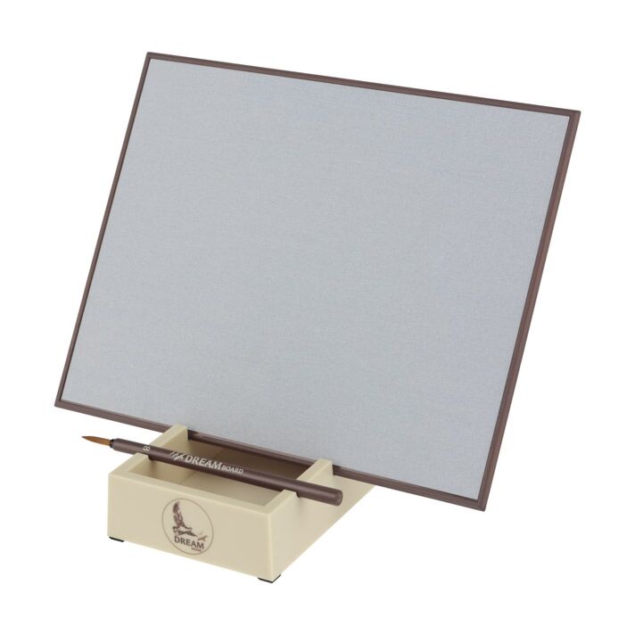 Dream Board Water Drawing Zen Board w/ Brush & Tray Stand - Large 