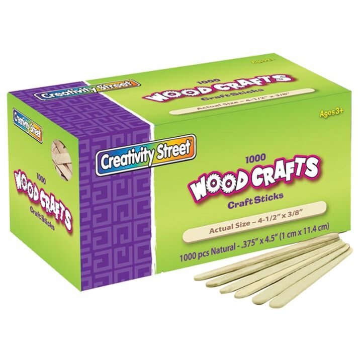CRAFT STICKS 4.5" 1000CT