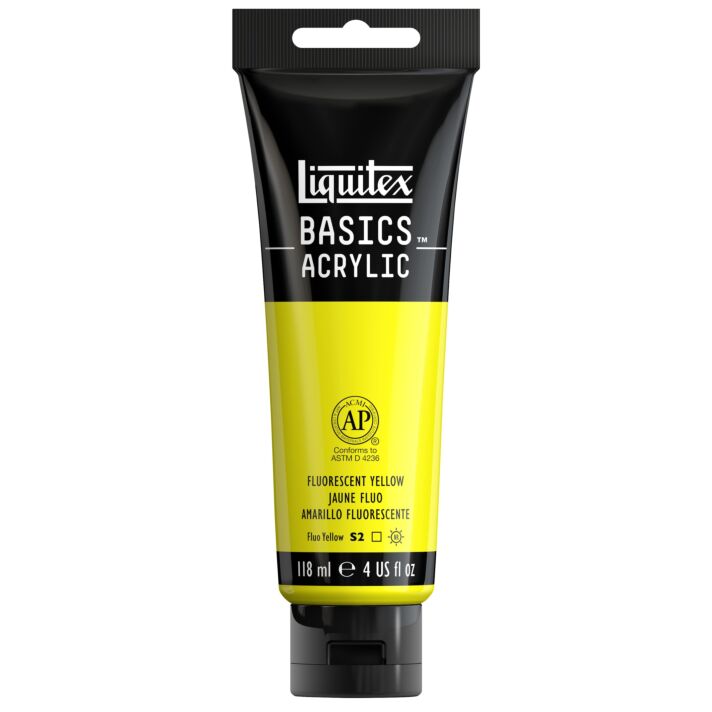 Liquitex Basics - Fluorescent Yellow - 22ml