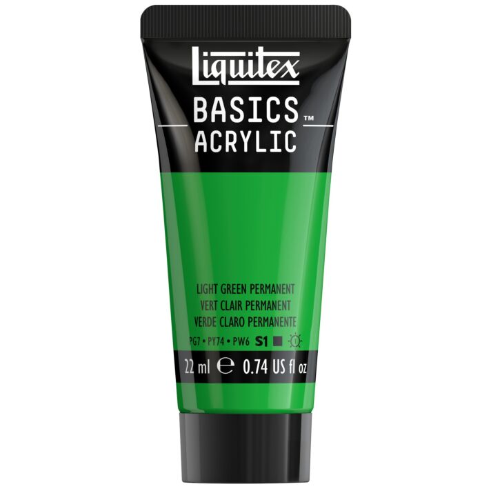 Liquitex Basics - Permanent Green Light - 22ml