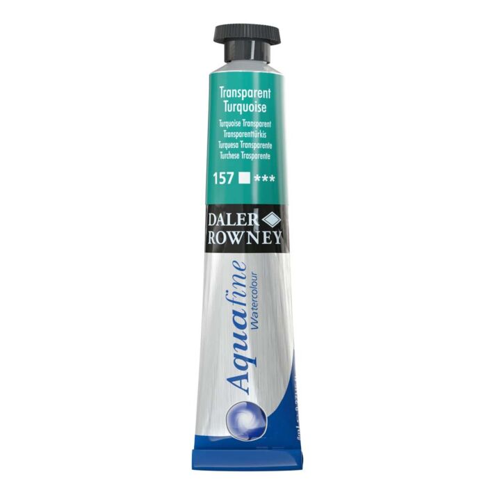 Daler-Rowney Aquafine Watercolor 8ml Tube - Transparent Turquoise