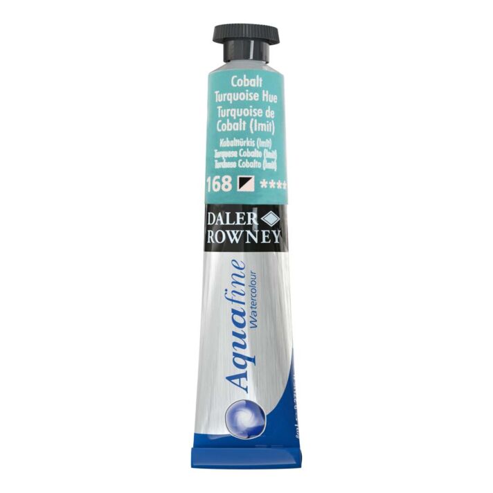 Daler-Rowney Aquafine Watercolor 8ml Tube - Cobalt Turquoise