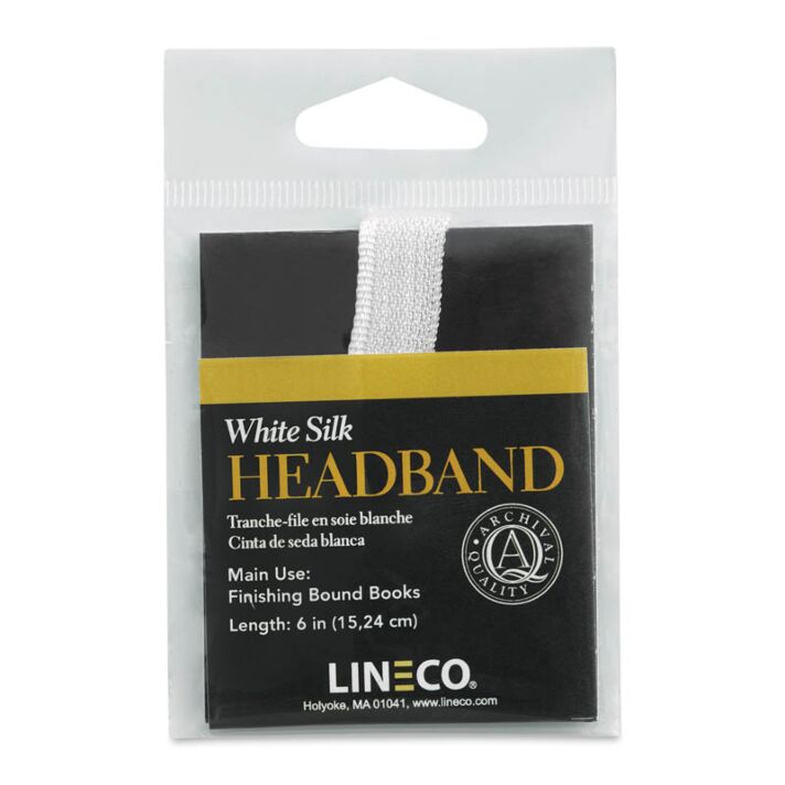 Lineco Silk Headband White