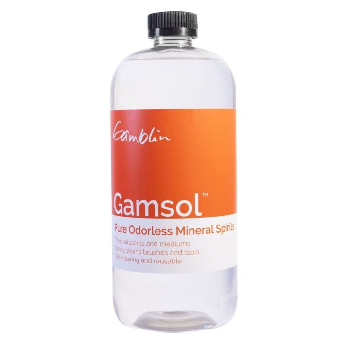 Gamblin Gamsol Odorless Mineral Spirits - 33.8oz