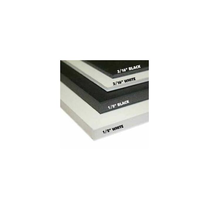 Foam Board 20X30 Black/Black 3/16" Thick