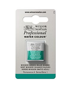 Winsor Newton Professional Watercolor - Half Pan - Winsor Green Blue Shade