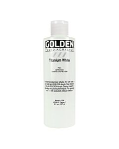 Golden Fluid Acrylic 8oz Bottle - Titanium White