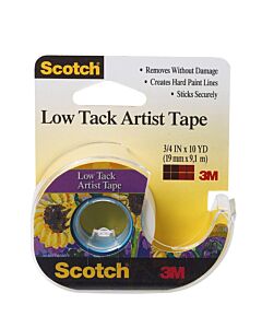 3M Artist Tape Low Tack 3/4" &#215; 10 Yard Roll