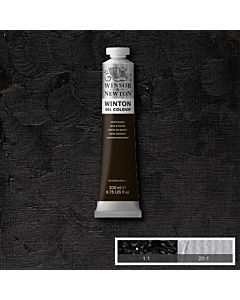 Winsor & Newton Winton Oil Color - 200ml - Ivory Black