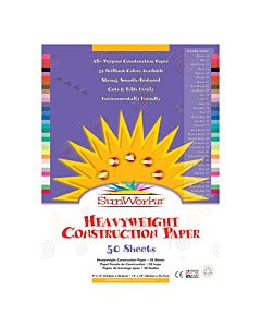 Heavy Construction Paper 9x12-50 Assorted