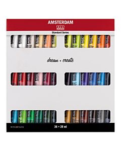 Amsterdam Standard Acrylic 36 Color 20ml Tube Set