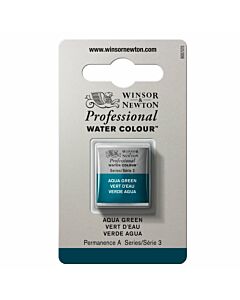 Winsor Newton Professional Watercolor - Half Pan - Aqua Green