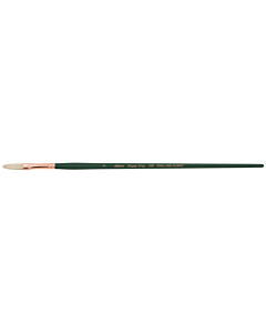 Silver Brush Grand Prix White Hog Bristle - LH - Extra Long Filbert - Size 3