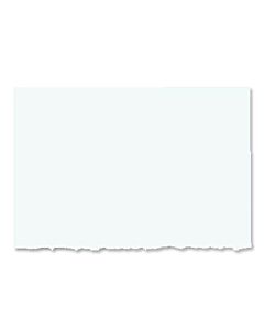 Strathmore Creative Card/Envelopes 10 Pack Flourescent White Deckle - 3.5x4.8 