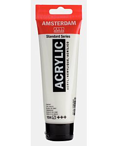 Amsterdam Acrylic Color - 120ml - Zinc White #104