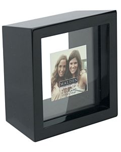Malden Designs - Linear Series Black Frame - 8x8 Opening 4x4 Mat