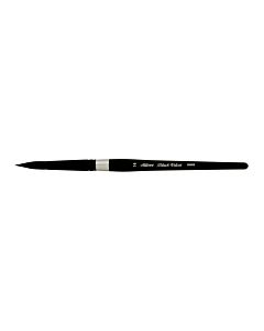 Silver Brush Black Velvet - Round - Size 14