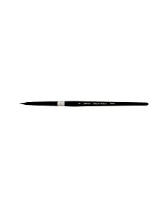 Silver Brush Black Velvet - Round - Size 8