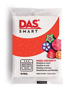DAS Smart Polymer Clay - 2oz - Red Glitter