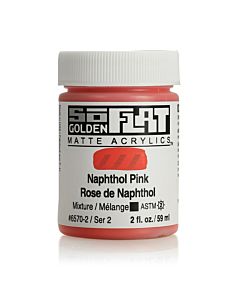 Golden SoFlat Matte Acrylic - 2oz - Napthol Pink