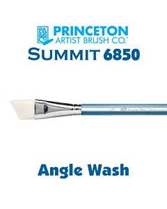 Princeton Series 6850 Summit Synthetic Short Handle - Angle Wash - Size 3/4"