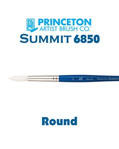 Princeton Series 6850 Summit Synthetic Short Handle - Round - Size 3/0