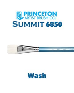 Princeton Series 6850 Summit Synthetic Short Handle - Wash - Size 1"