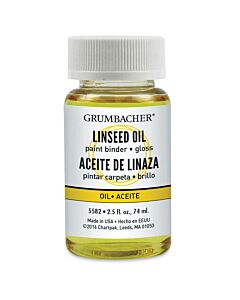Grumbacher 2.5oz Linseed Oil