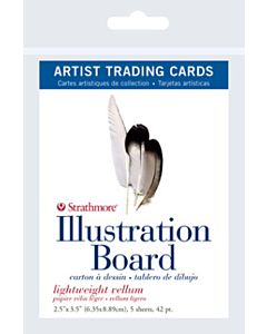 Strathmore Illustration Board Artist Trading Cards 1 Pack (5 Cards)