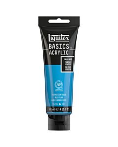 Liquitex Basics Acrylic - 4oz - Fluorescent Blue