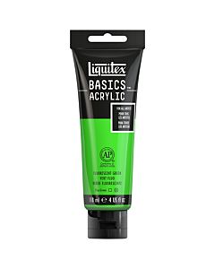 Liquitex Basics Acrylic - 4oz - Fluorescent Green