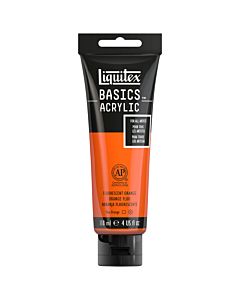 Liquitex Basics Acrylic - 4oz - Fluorescent Orange